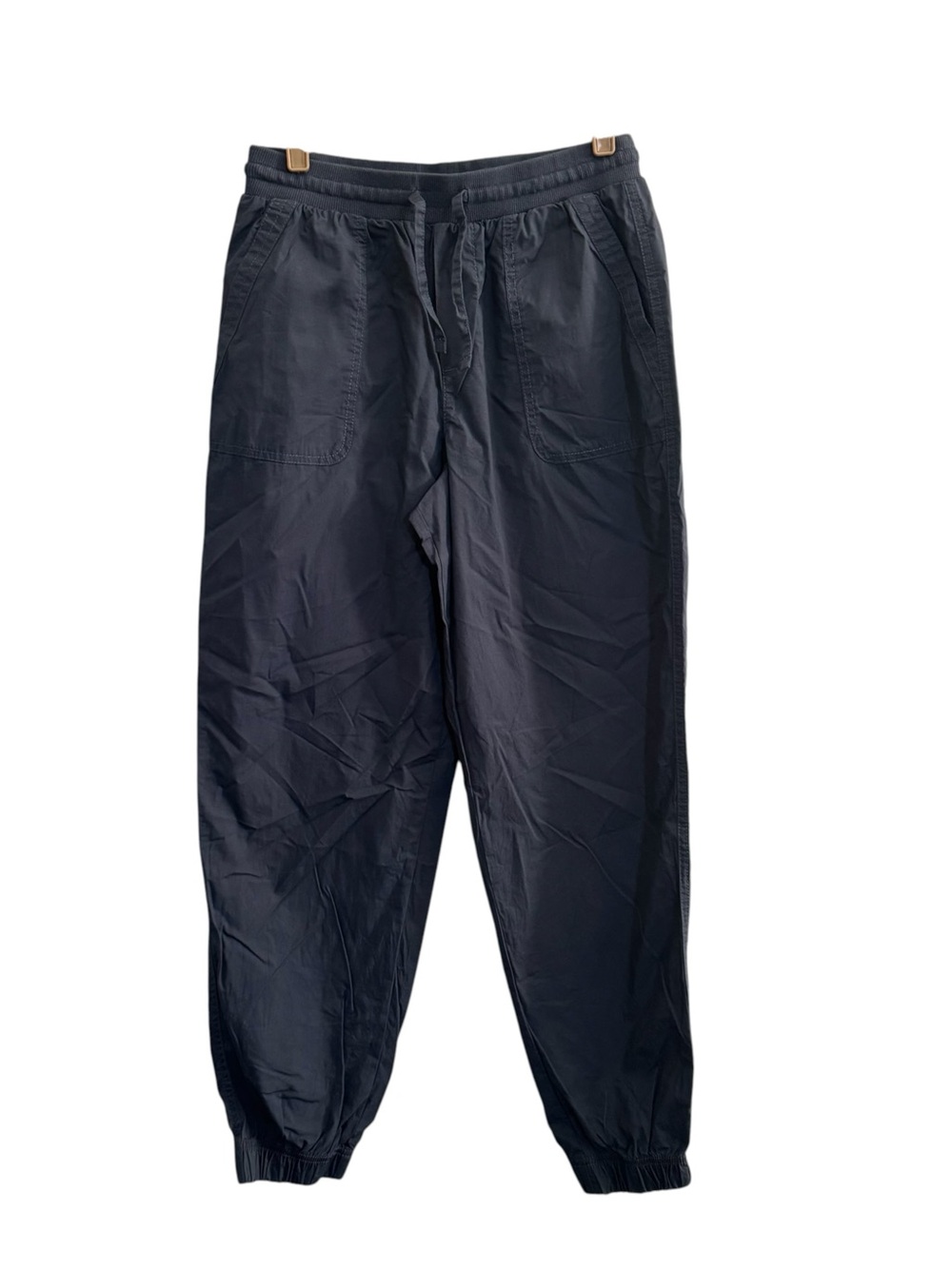 Pact Organic Stretch Poplin Jogger dark gray women’s small #NE363